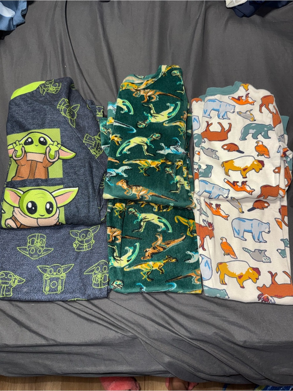Kids Green Dinosaur Print Pajama Bottoms - Cozy Sleep Pants